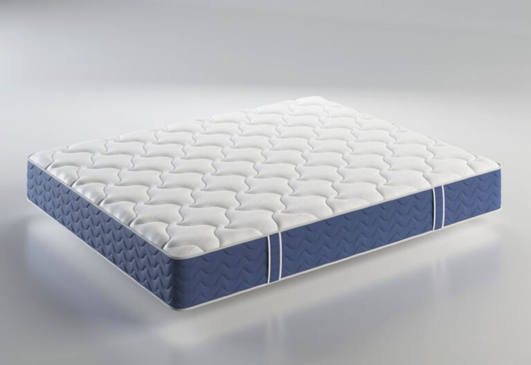 Stock image of Blue mattress
